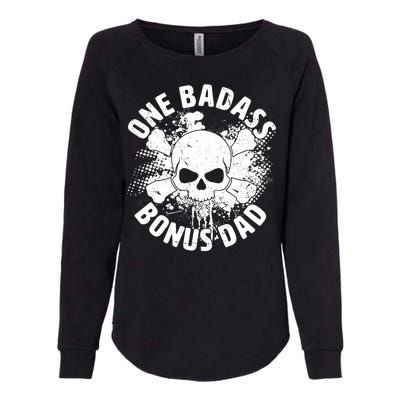 One Badass Bonus Dad Womens California Wash Sweatshirt