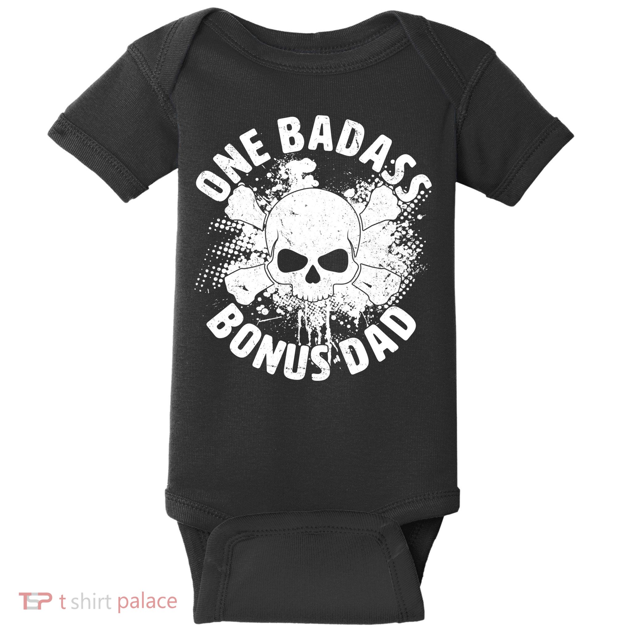 One Badass Bonus Dad Baby Bodysuit