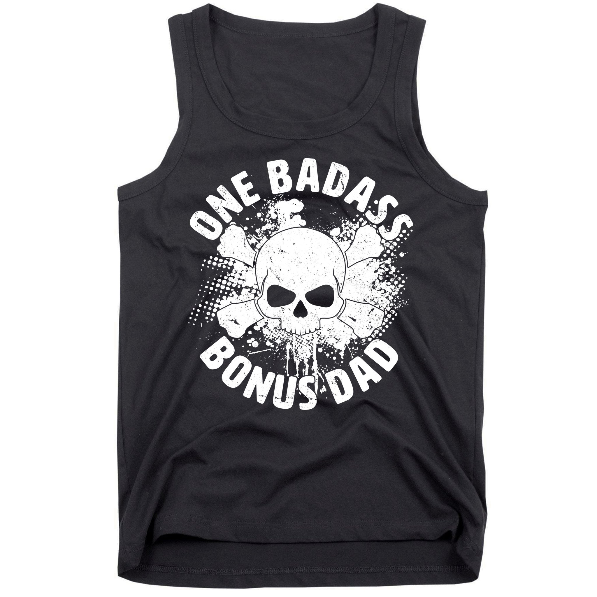 One Badass Bonus Dad Tank Top