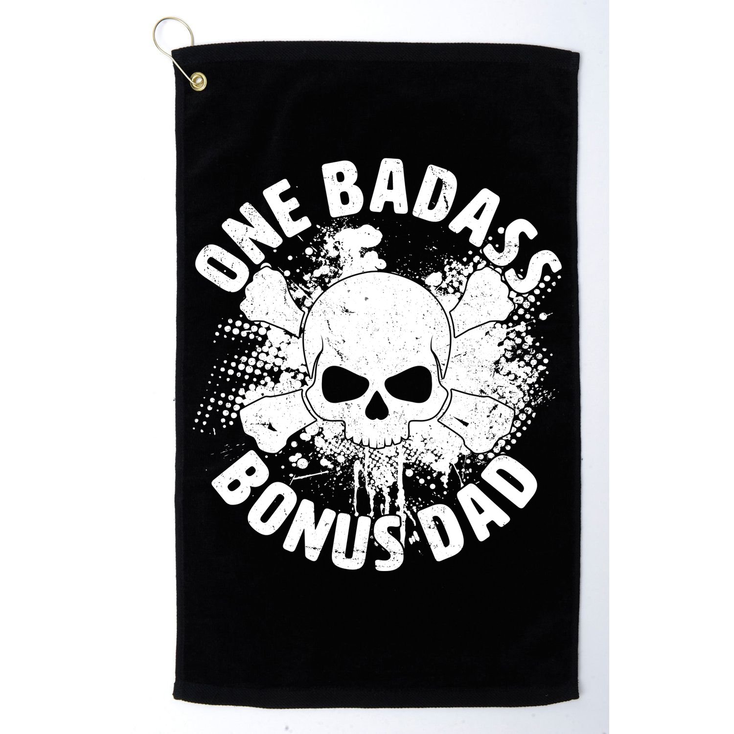 One Badass Bonus Dad Golf Towel