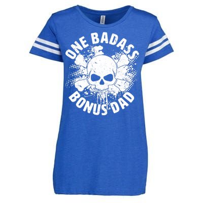 One Badass Bonus Dad Enza Ladies Jersey Football T-Shirt