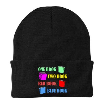 One Book Two Book Red Book Blue Book Beanie