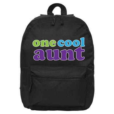 One Cool Aunt 16 in Basic Backpack