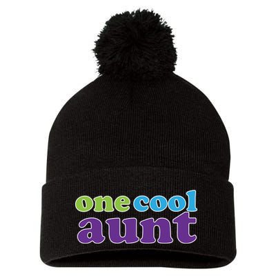 One Cool Aunt Pom Pom 12in Knit Beanie