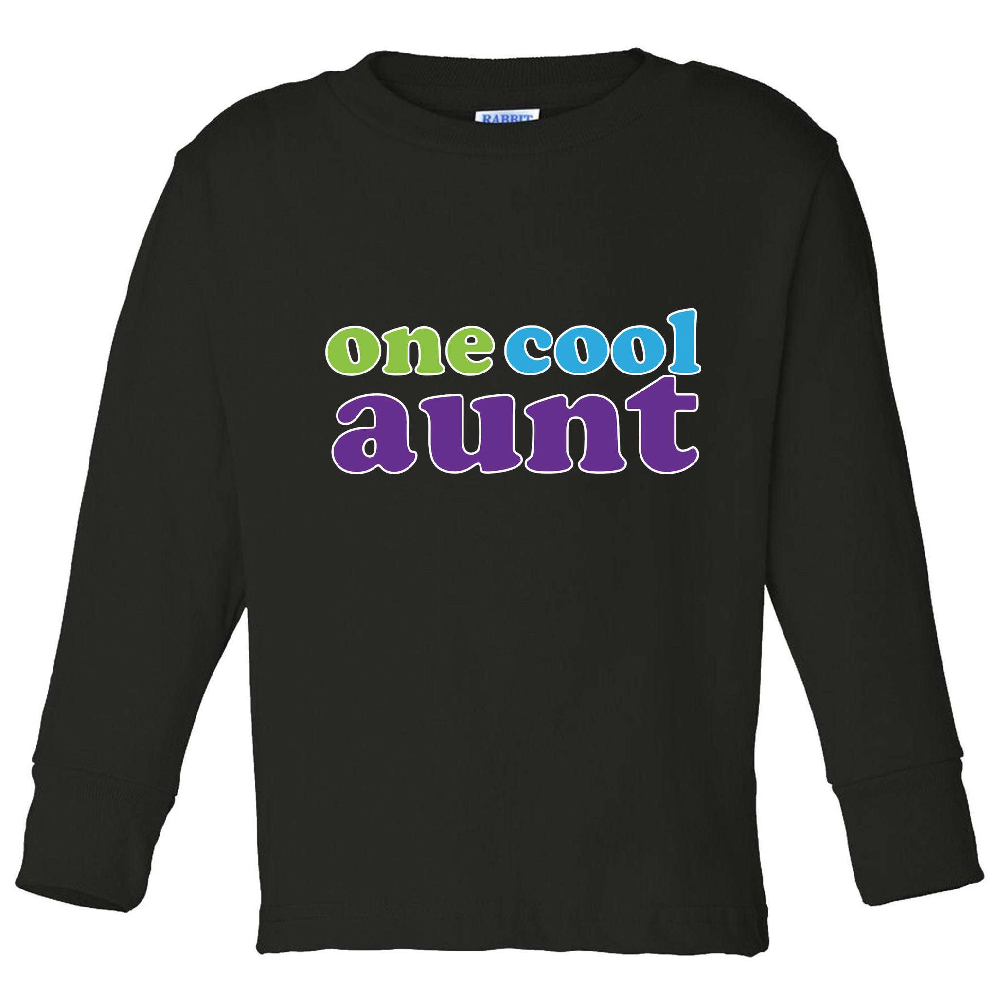 One Cool Aunt Toddler Long Sleeve Shirt