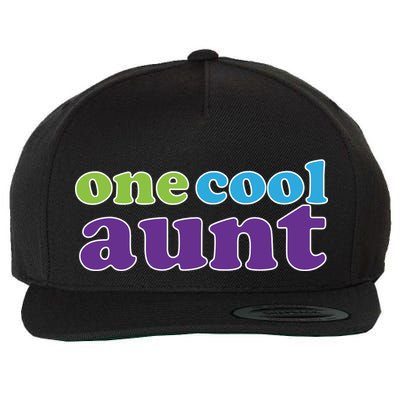 One Cool Aunt Wool Snapback Cap
