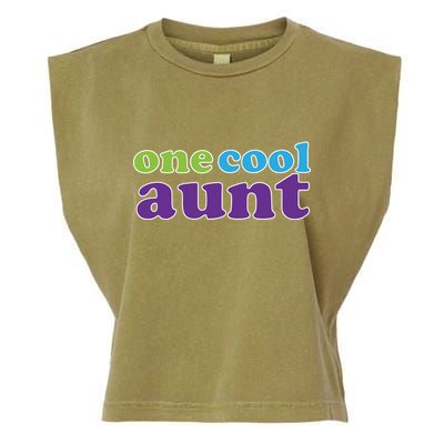 One Cool Aunt Garment-Dyed Women's Muscle Tee