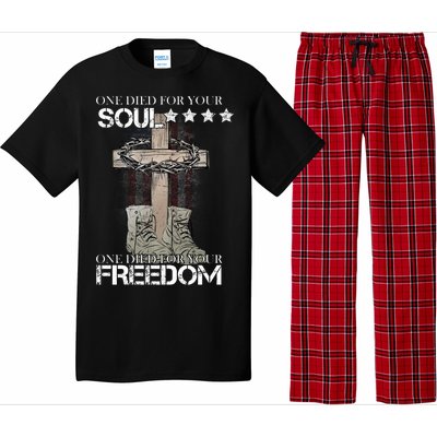 One Died For Your Soul And Freedom Pajama Set