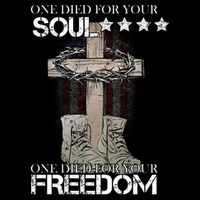 One Died For Your Soul And Freedom 16 in Basic Backpack
