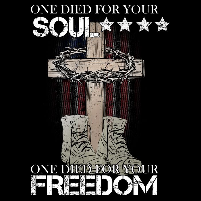 One Died For Your Soul And Freedom 16 in Basic Backpack