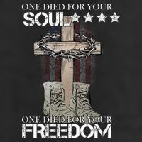 One Died For Your Soul And Freedom 25L Jumbo Tote