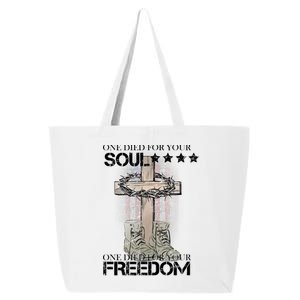 One Died For Your Soul And Freedom 25L Jumbo Tote