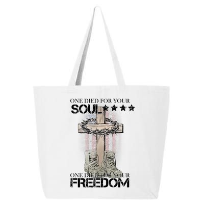 One Died For Your Soul And Freedom 25L Jumbo Tote