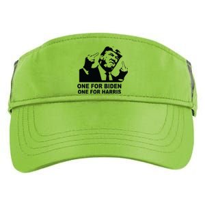 One For Biden One For Harris Pro Trump Adult Drive Performance Visor