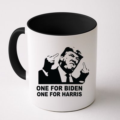 One For Biden One For Harris Pro Trump Mug