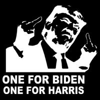 One For Biden One For Harris Pro Trump Drawstring Bag
