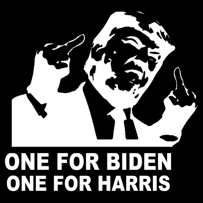 One For Biden One For Harris Pro Trump Drawstring Bag