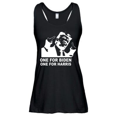 One For Biden One For Harris Pro Trump Ladies Essential Flowy Tank