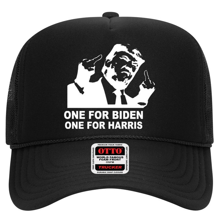 One For Biden One For Harris Pro Trump Trucker Hat