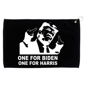 One For Biden One For Harris Pro Trump Grommeted Golf Towel