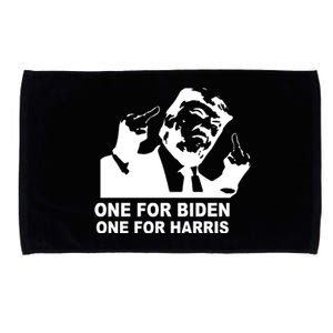 One For Biden One For Harris Pro Trump Microfiber Hand Towel