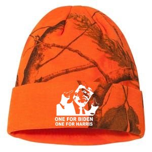 One For Biden One For Harris Pro Trump Kati Licensed 12" Camo Beanie