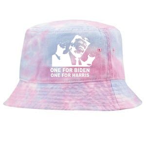 One For Biden One For Harris Pro Trump Tie-Dyed Bucket Hat