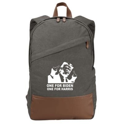 One For Biden One For Harris Pro Trump Cotton Canvas Backpack