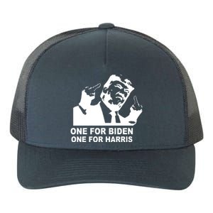 One For Biden One For Harris Pro Trump Yupoong Adult 5-Panel Trucker Hat