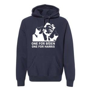 One For Biden One For Harris Pro Trump Premium Hoodie