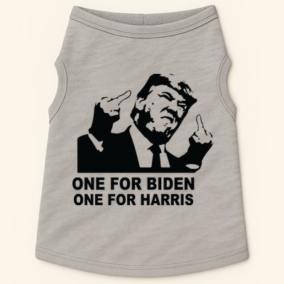 One For Biden One For Harris Pro Trump Doggie Tank