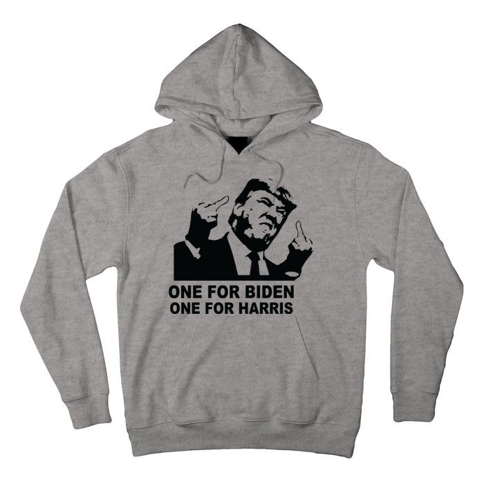 One For Biden One For Harris Pro Trump Hoodie