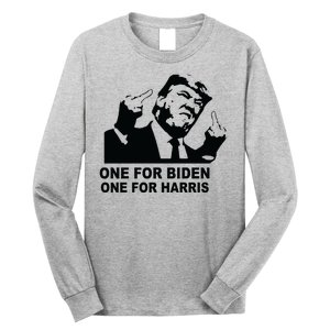 One For Biden One For Harris Pro Trump Long Sleeve Shirt