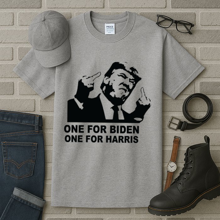 One For Biden One For Harris Pro Trump Tall T-Shirt