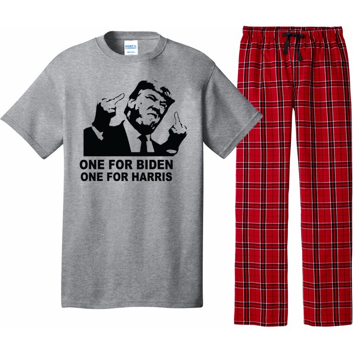 One For Biden One For Harris Pro Trump Pajama Set