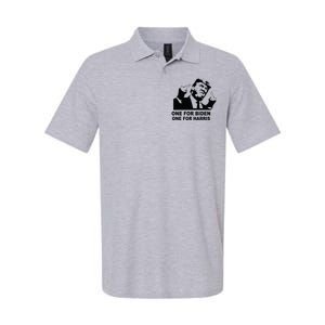 One For Biden One For Harris Pro Trump Softstyle Adult Sport Polo