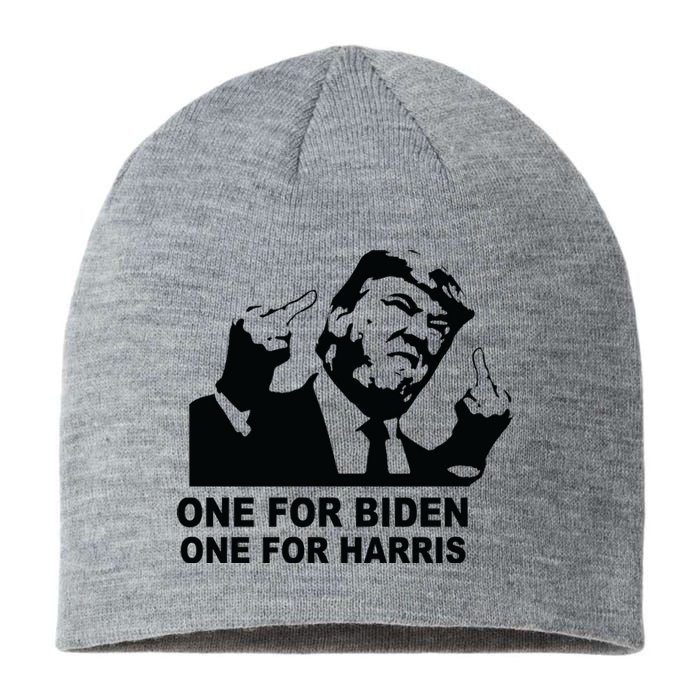 One For Biden One For Harris Pro Trump Sustainable Beanie