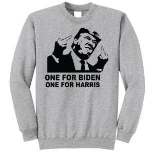 One For Biden One For Harris Pro Trump Tall Sweatshirt