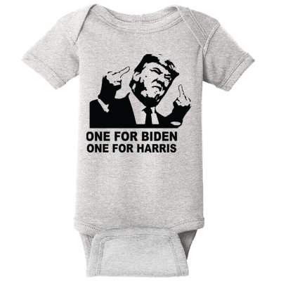 One For Biden One For Harris Pro Trump Baby Bodysuit