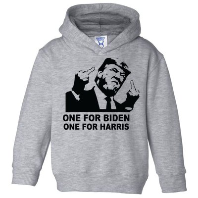 One For Biden One For Harris Pro Trump Toddler Hoodie
