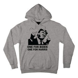 One For Biden One For Harris Pro Trump Tall Hoodie