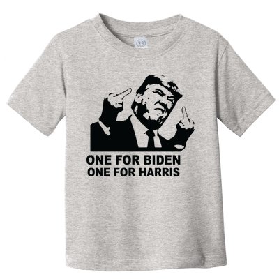 One For Biden One For Harris Pro Trump Toddler T-Shirt