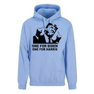 One For Biden One For Harris Pro Trump Unisex Surf Hoodie