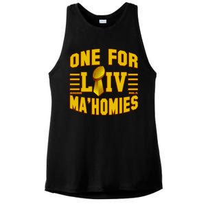 One For Ma'Homies LIV Champ Kansas City Football Ladies PosiCharge Tri-Blend Wicking Tank