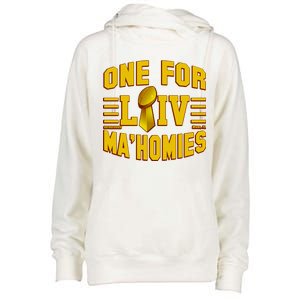 One For Ma'Homies LIV Champ Kansas City Football Womens Funnel Neck Pullover Hood