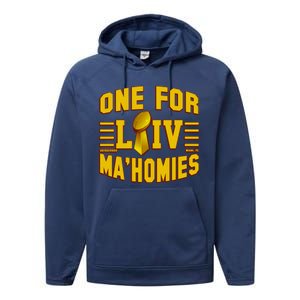 One For Ma'Homies LIV Champ Kansas City Football Performance Fleece Hoodie