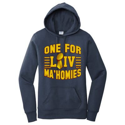 One For Ma'Homies LIV Champ Kansas City Football Women's Pullover Hoodie