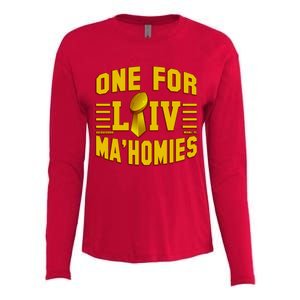 One For Ma'Homies LIV Champ Kansas City Football Womens Cotton Relaxed Long Sleeve T-Shirt