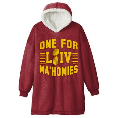 One For Ma'Homies LIV Champ Kansas City Football Hooded Wearable Blanket