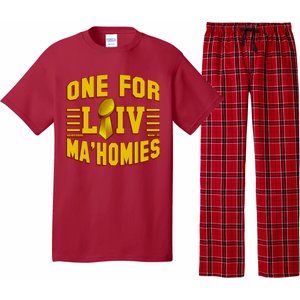 One For Ma'Homies LIV Champ Kansas City Football Pajama Set